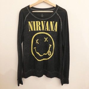 Nirvana Long Sleeve Shirt Size XL
